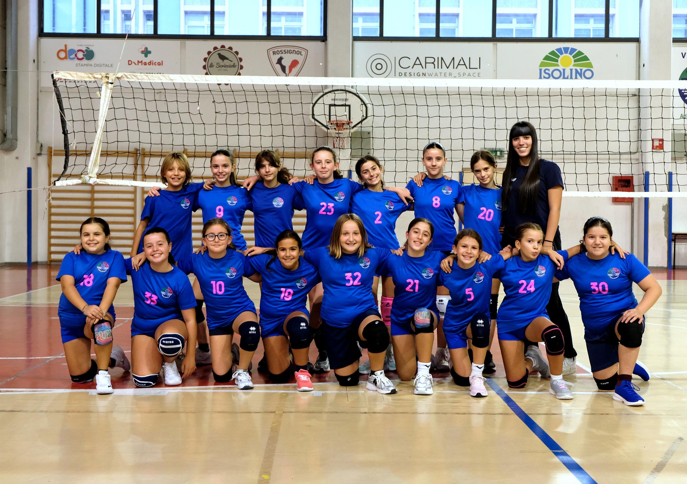 Foto di squadra Under 12 Femminile