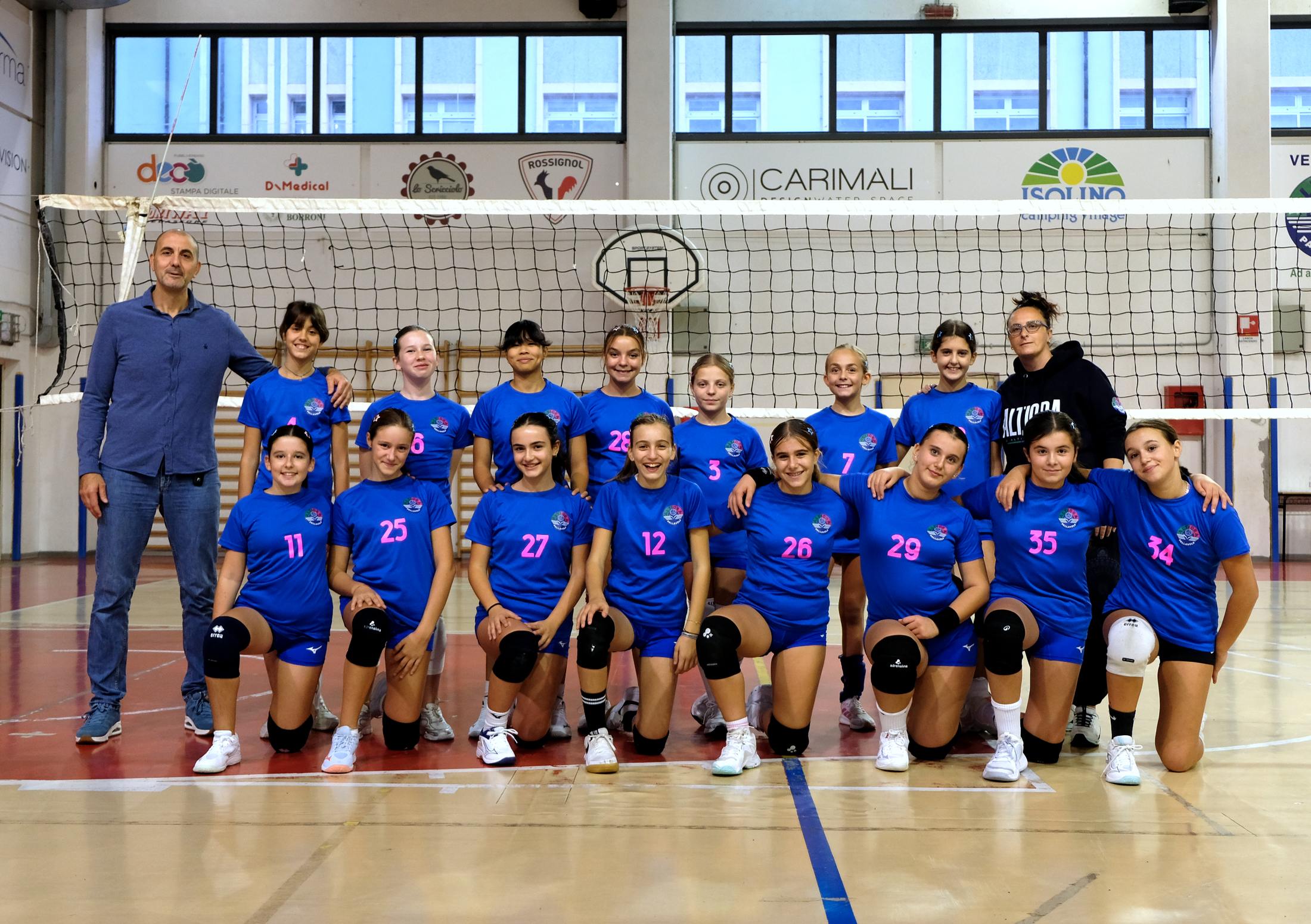 Foto di squadra Under 13 Femminile